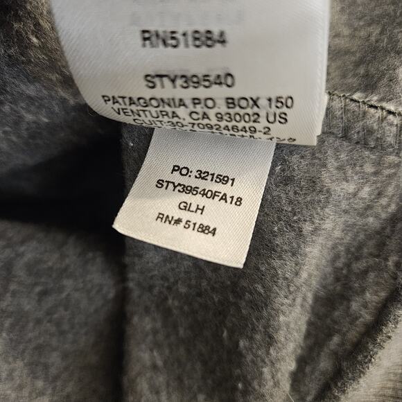 Patagonia Live Simply Winding Uprisal Hoodie Men's Large Classic Gray - Picture 7 of 7